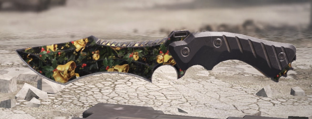 Knife Jingle Bells, Uncommon camo in Call of Duty Mobile