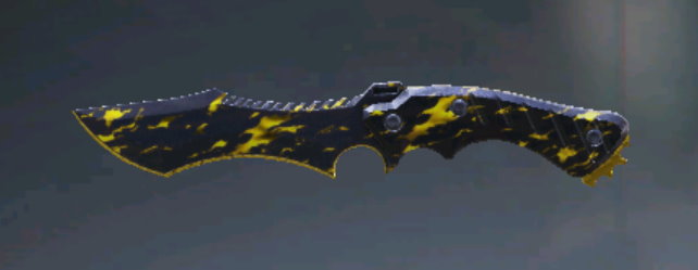 Knife Wrath Black & Gold, Epic camo in Call of Duty Mobile