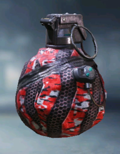 Sticky Grenade Plated Red, Uncommon camo in Call of Duty Mobile