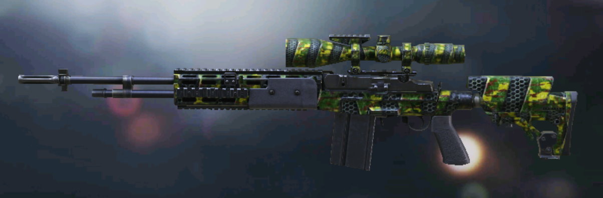 M21 EBR Plated Green, Uncommon camo in Call of Duty Mobile