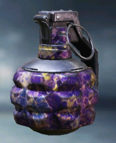 Frag Grenade Purple Geode, Uncommon camo in Call of Duty Mobile