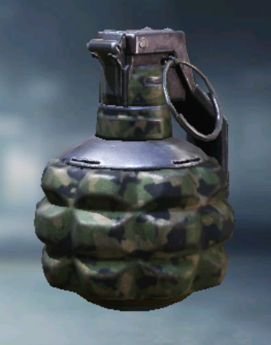 Frag Grenade Forest Fabric, Uncommon camo in Call of Duty Mobile