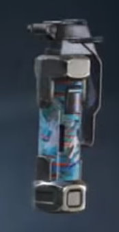 Flashbang Grenade Blue Graffiti, Uncommon camo in Call of Duty Mobile