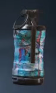 Smoke Grenade Blue Graffiti, Uncommon camo in Call of Duty Mobile