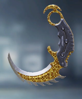 Karambit Gold Glitter, Epic camo in Call of Duty Mobile