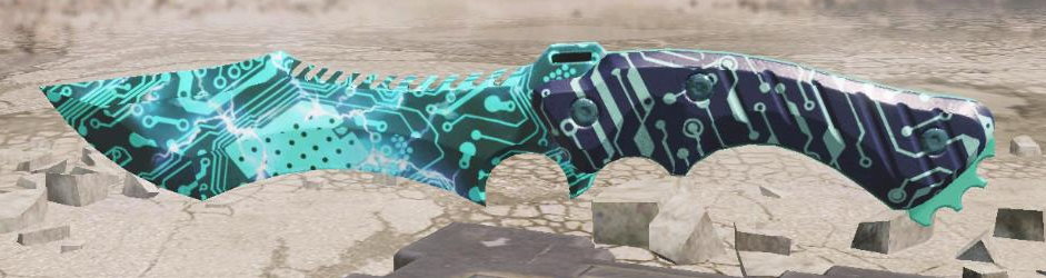 Knife Evil Chip, Rare camo in Call of Duty Mobile