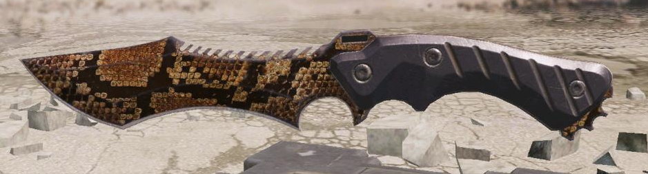 Knife Desert Snake, Uncommon camo in Call of Duty Mobile