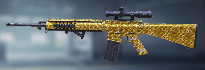 M16 Gold Glitter, Epic camo in Call of Duty Mobile