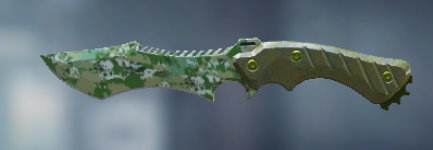 Knife Green Terror, Rare camo in Call of Duty Mobile