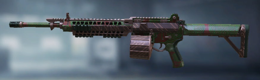 M4LMG Acid Helix, Rare camo in Call of Duty Mobile