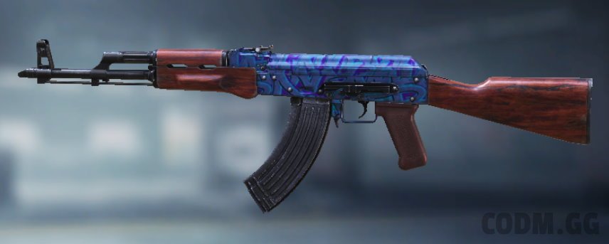 AK-47 Tagged, Uncommon camo in Call of Duty Mobile