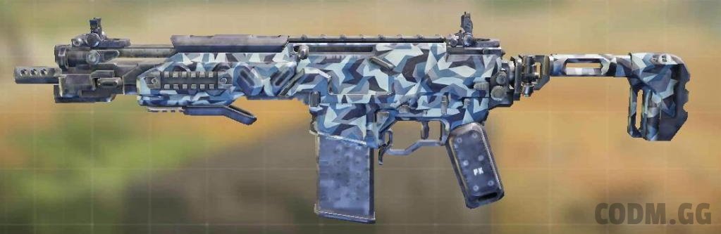 Peacekeeper MK2 Arctic Abstract, Common camo in Call of Duty Mobile