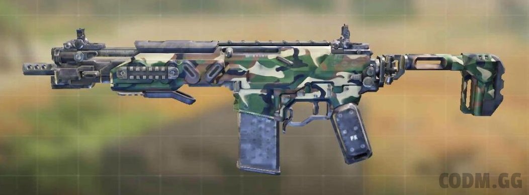 Peacekeeper MK2 Modern Woodland, Common camo in Call of Duty Mobile