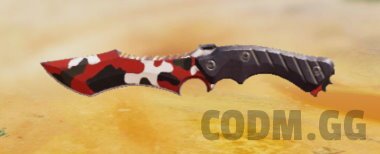 Knife Red, Uncommon camo in Call of Duty Mobile