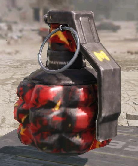 Frag Grenade Red Dragon, Rare camo in Call of Duty Mobile