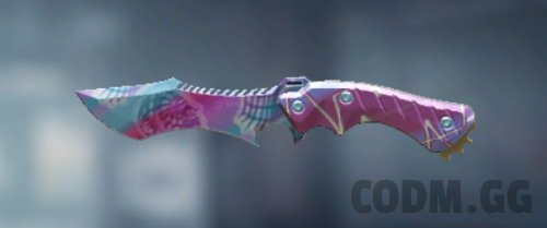 Knife Vaporwave, Rare camo in Call of Duty Mobile