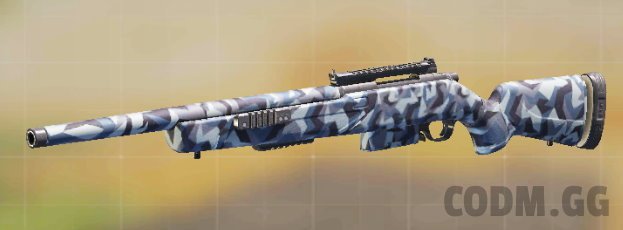 SP-R 208 Arctic Abstract, Common camo in Call of Duty Mobile