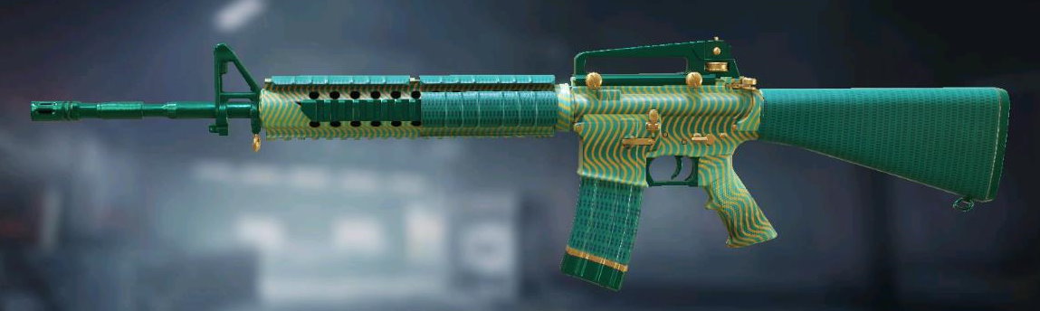 M16 Riveted Green, Rare camo in Call of Duty Mobile