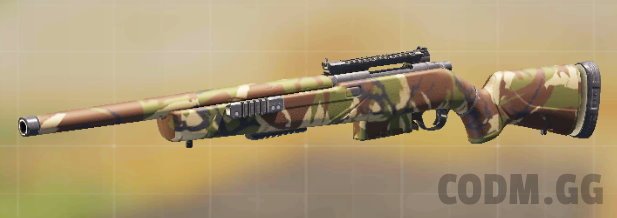 SP-R 208 Marshland, Common camo in Call of Duty Mobile